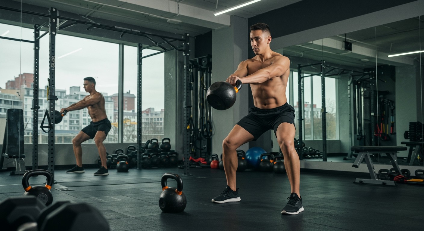 A kettlebell swing erősíti az izomzatot és javítja az állóképességet.