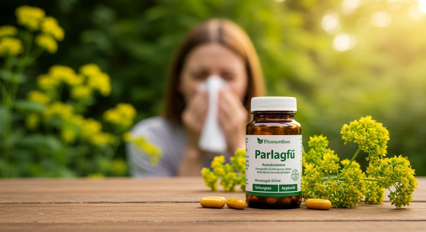 Parlagfű kapszula allergiás egyéneknek és érzékeny allergiásoknak ajánlott.