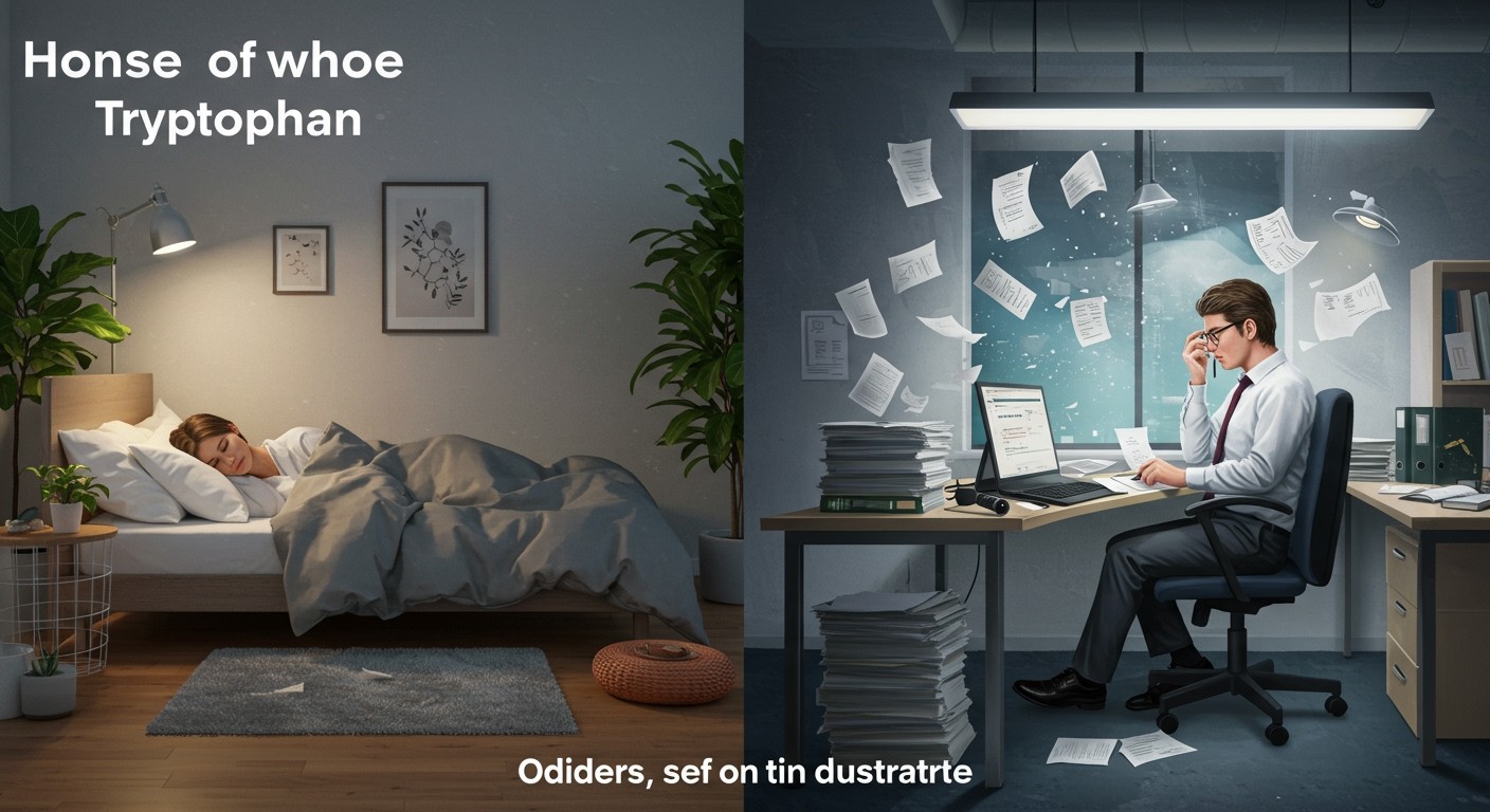 A triptofán szedése ajánlott stresszes, alvásproblémás embereknek.