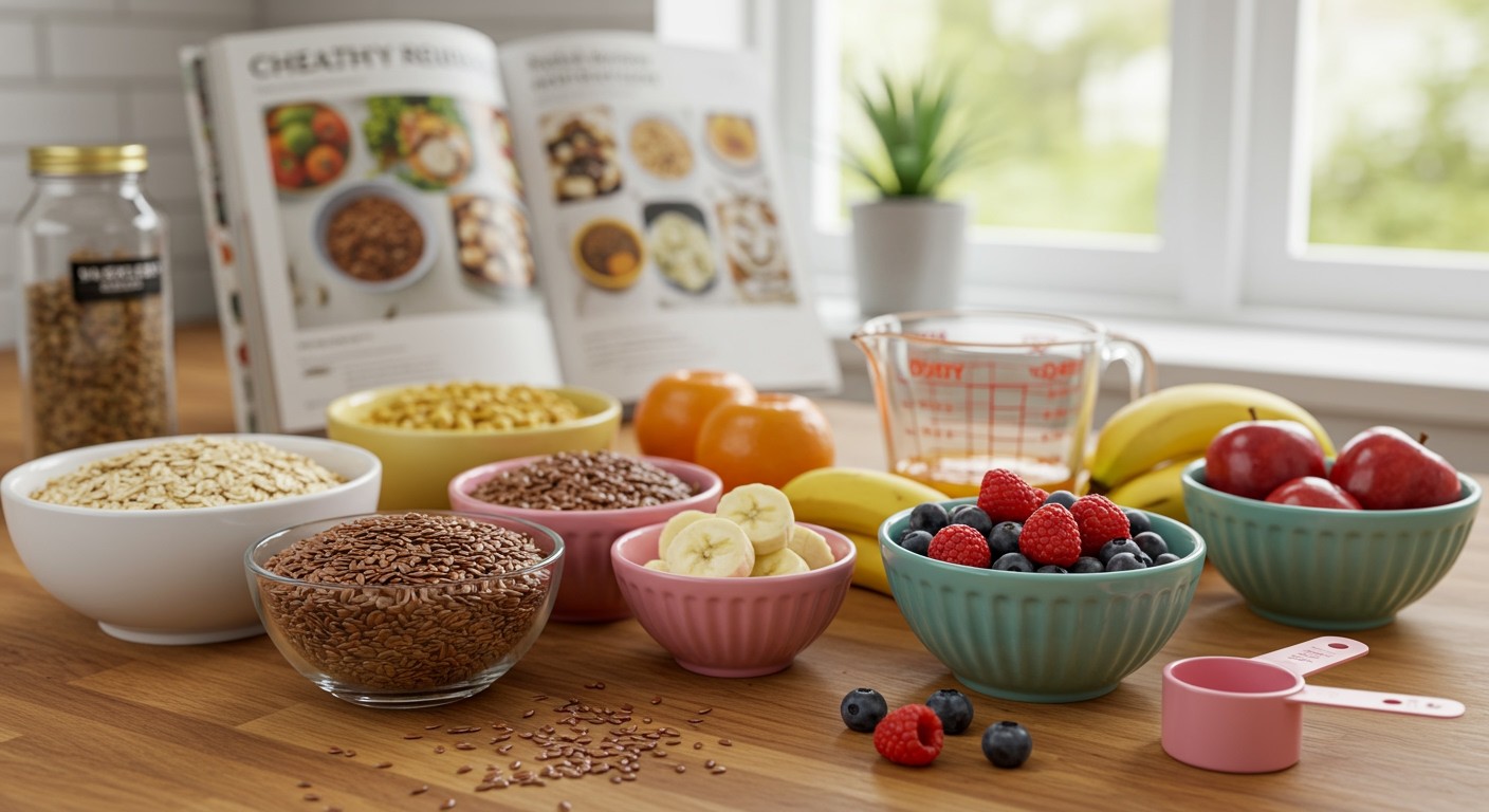 A lenmagpehely gazdag omega-3 zsírsavakban és rostokban.