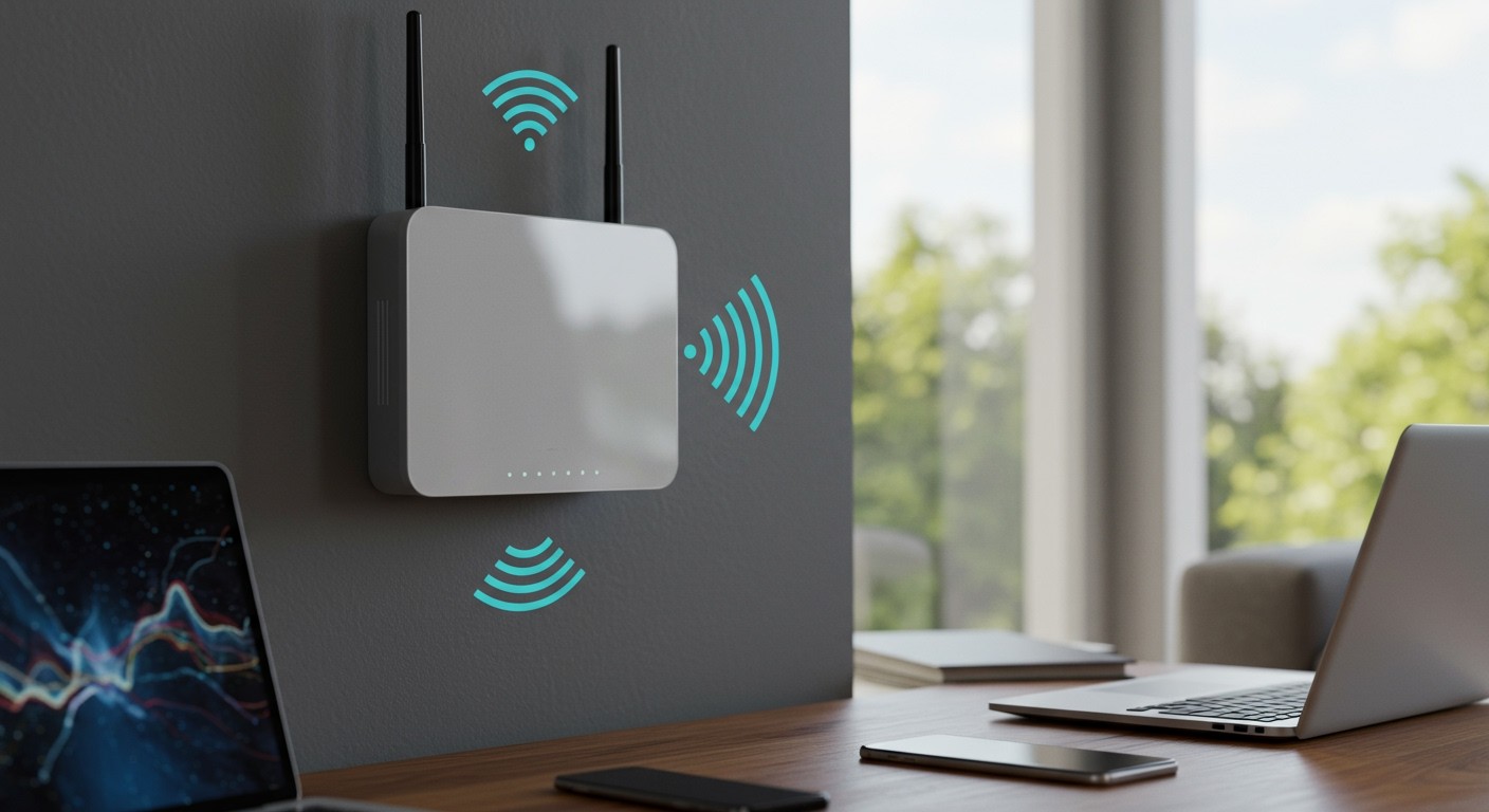Külön Access Point szükséges terjedelmes lakások vagy irodák esetén.