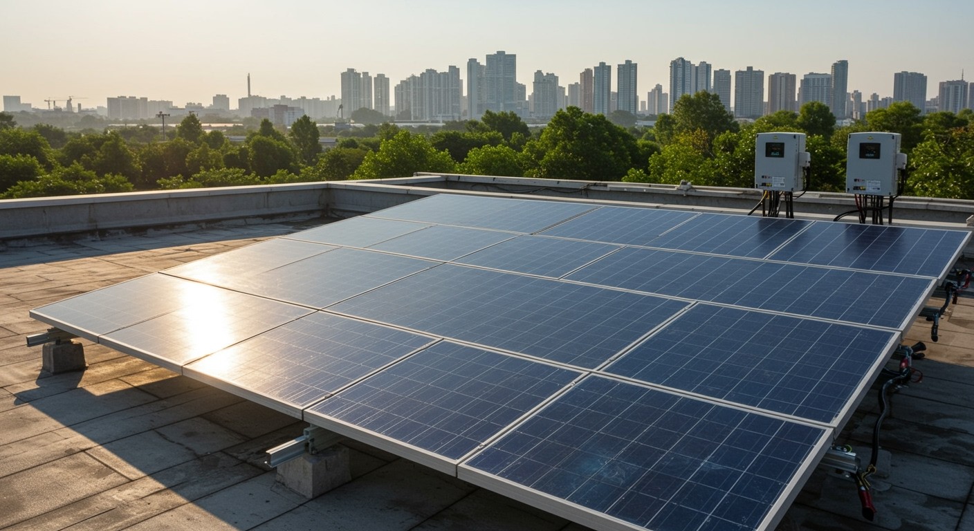 A napelemes generátorok csökkentik az energiafogyasztást és költségeket.