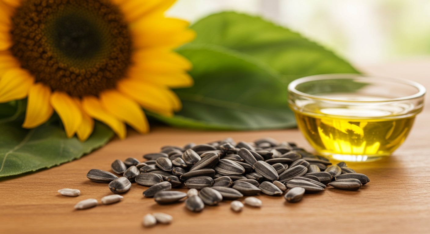 A napraforgómag omega-3 zsírsavai javítják a bőr állapotát.