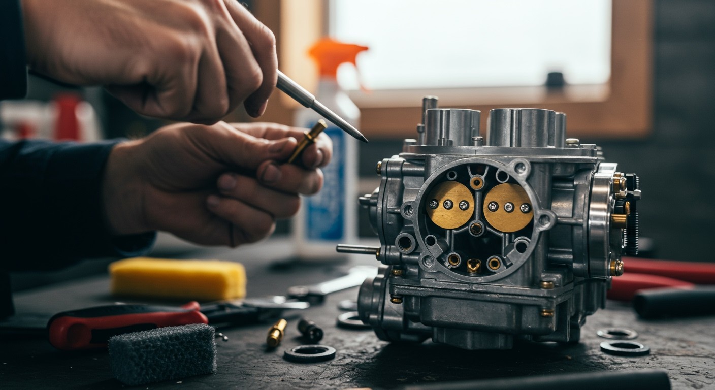 A rendszeres karbantartás javítja a motor teljesítményét.