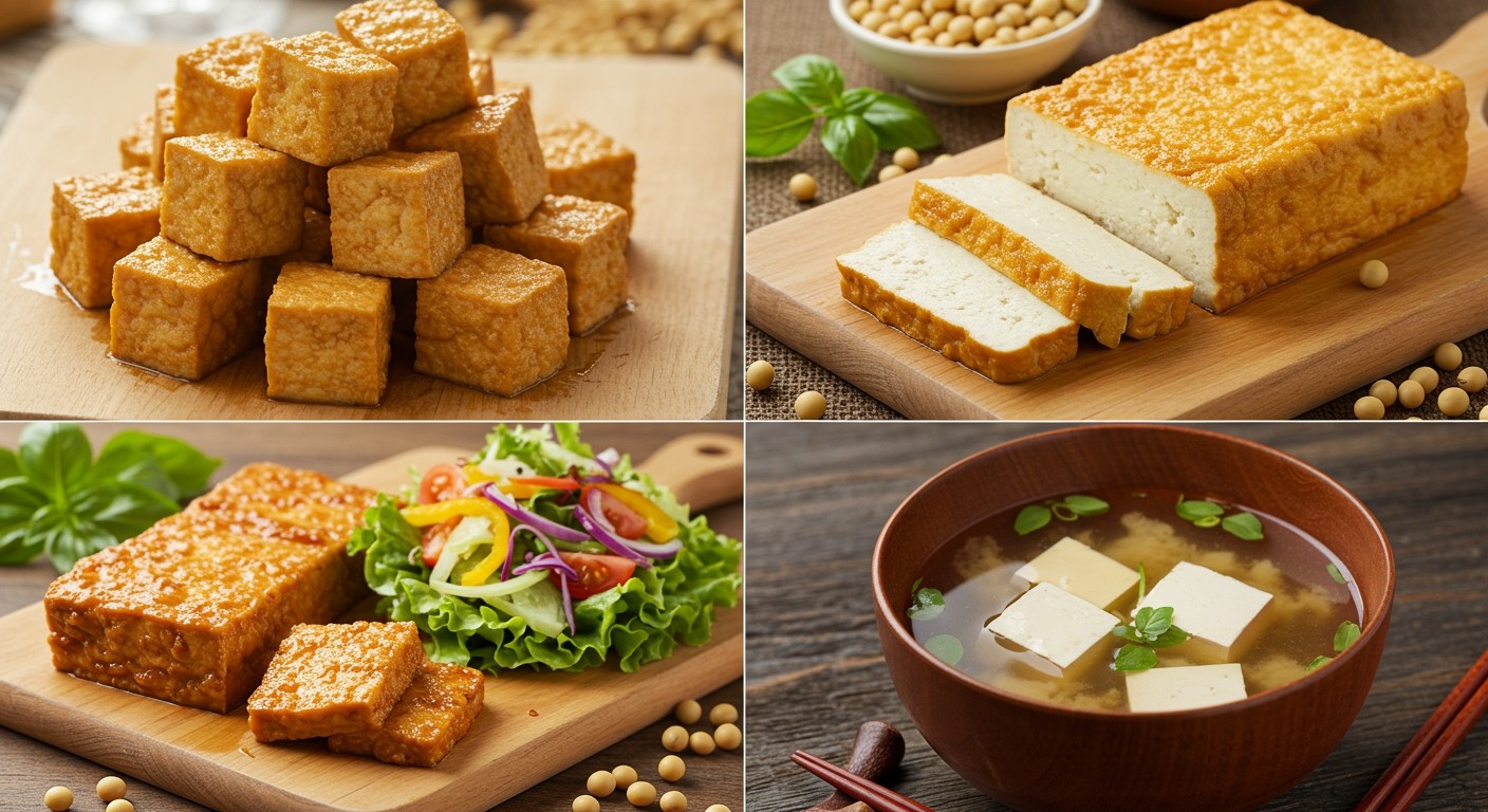 A tofu gazdag fehérjében és alacsony kalóriatartalmú.