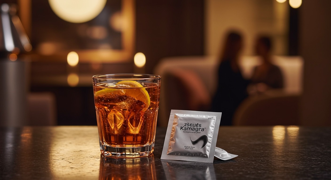 A zselés Kamagra és alkohol kombinációja veszélyes mellékhatásokat okozhat.