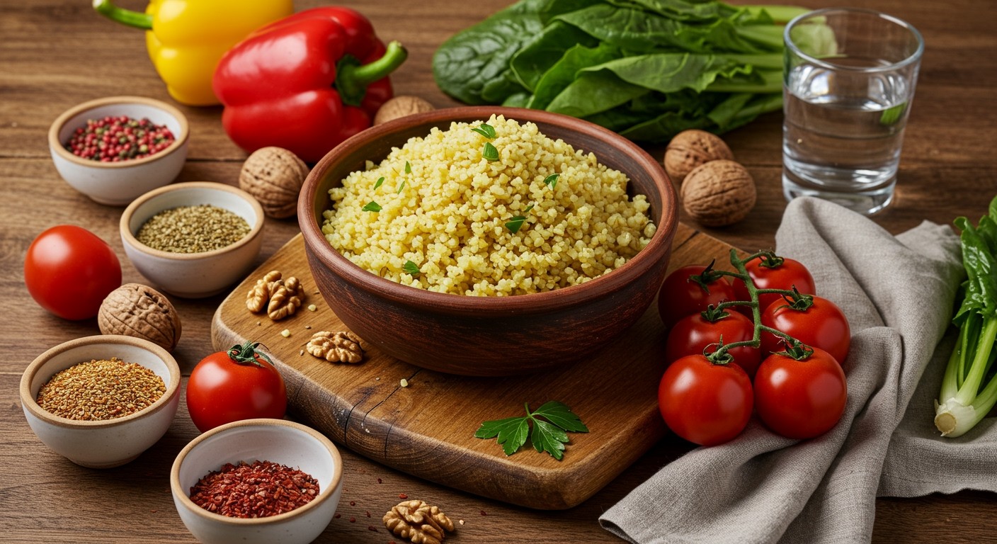 A bulgur gazdag rosttartalmával elősegíti a bélműködést.