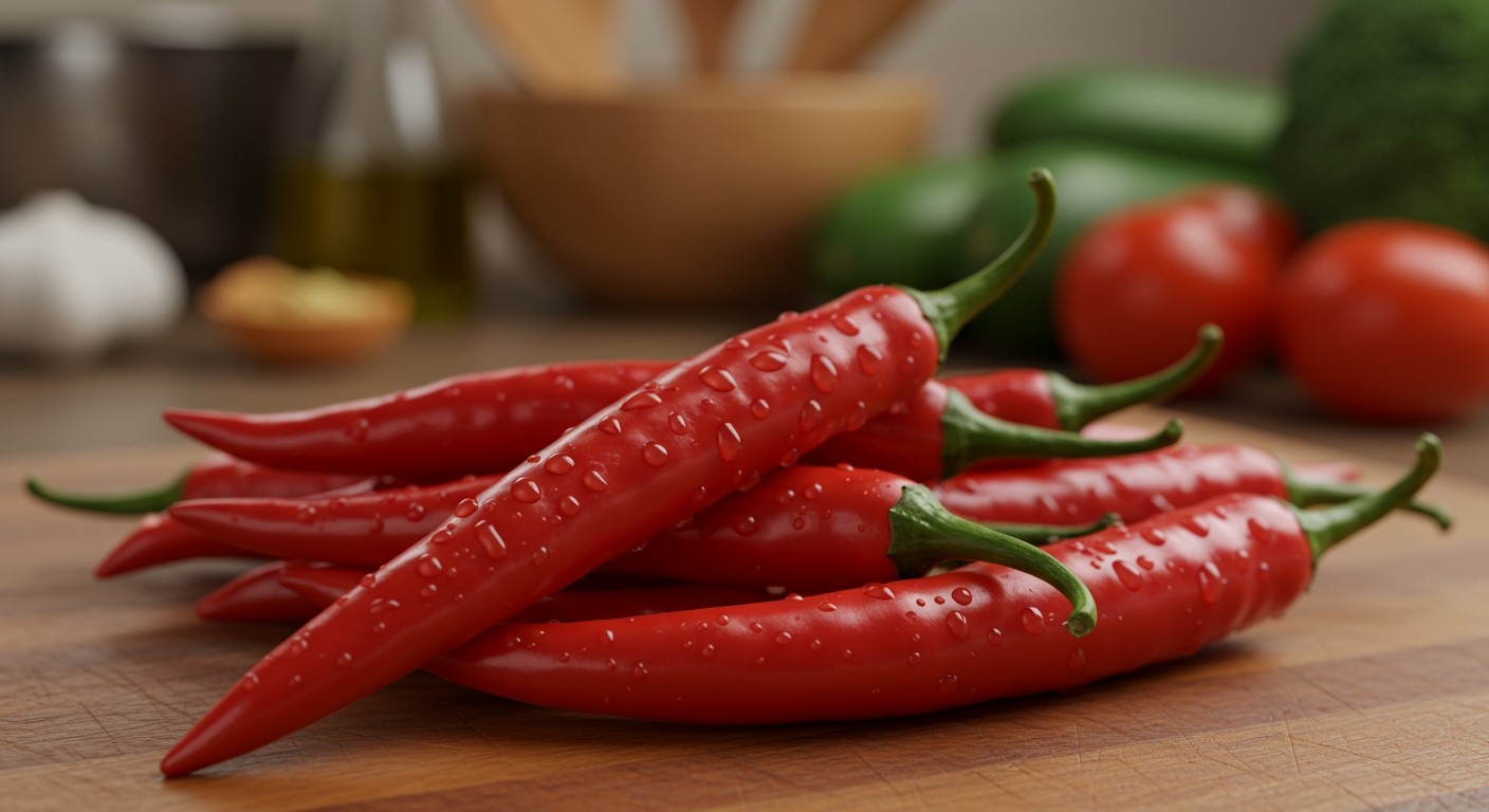 A chili paprika serkenti az emésztést és védi a gyomrot.