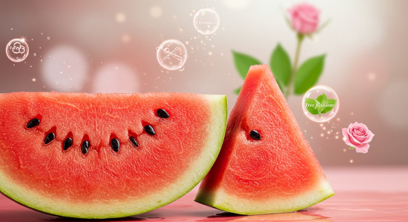 A dinnye antioxidánsai segítik a bőr fiatalosságát.