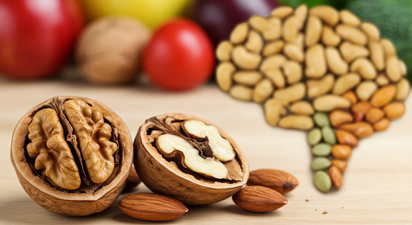 A dió omega-3 zsírsavai javítják a memóriát.