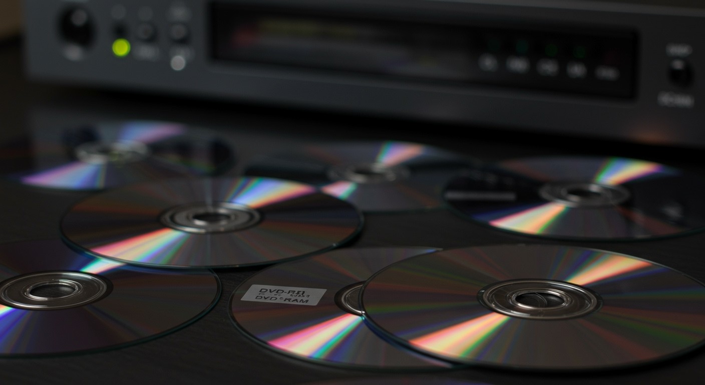 A DVD-RW lemez újraírható, ideális teszteléshez.