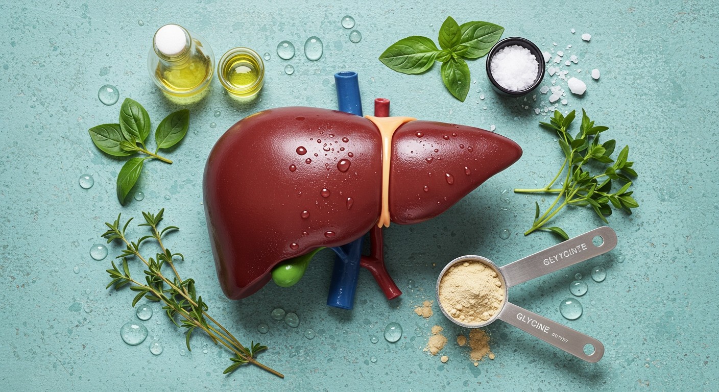 A glicin segíti a máj méregtelenítő folyamatait.