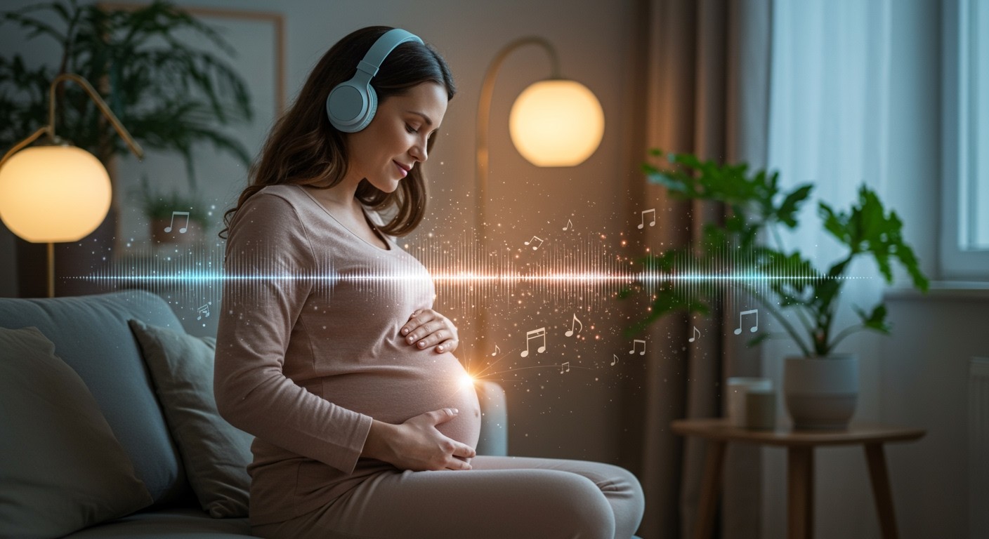 A hangos zene stresszt okozhat a kismamának.