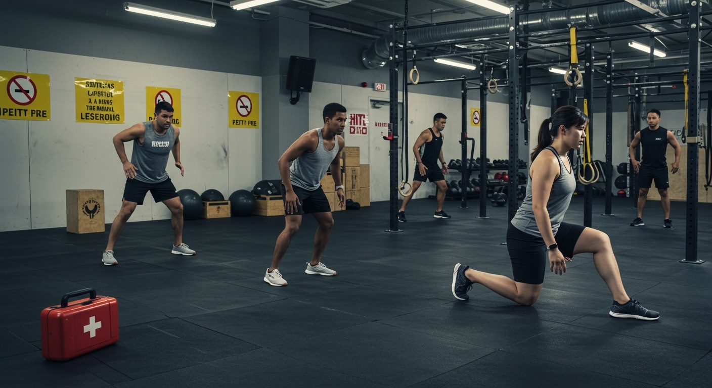 A megfelelő bemelegítés csökkenti a HIIT sérülések kockázatát.