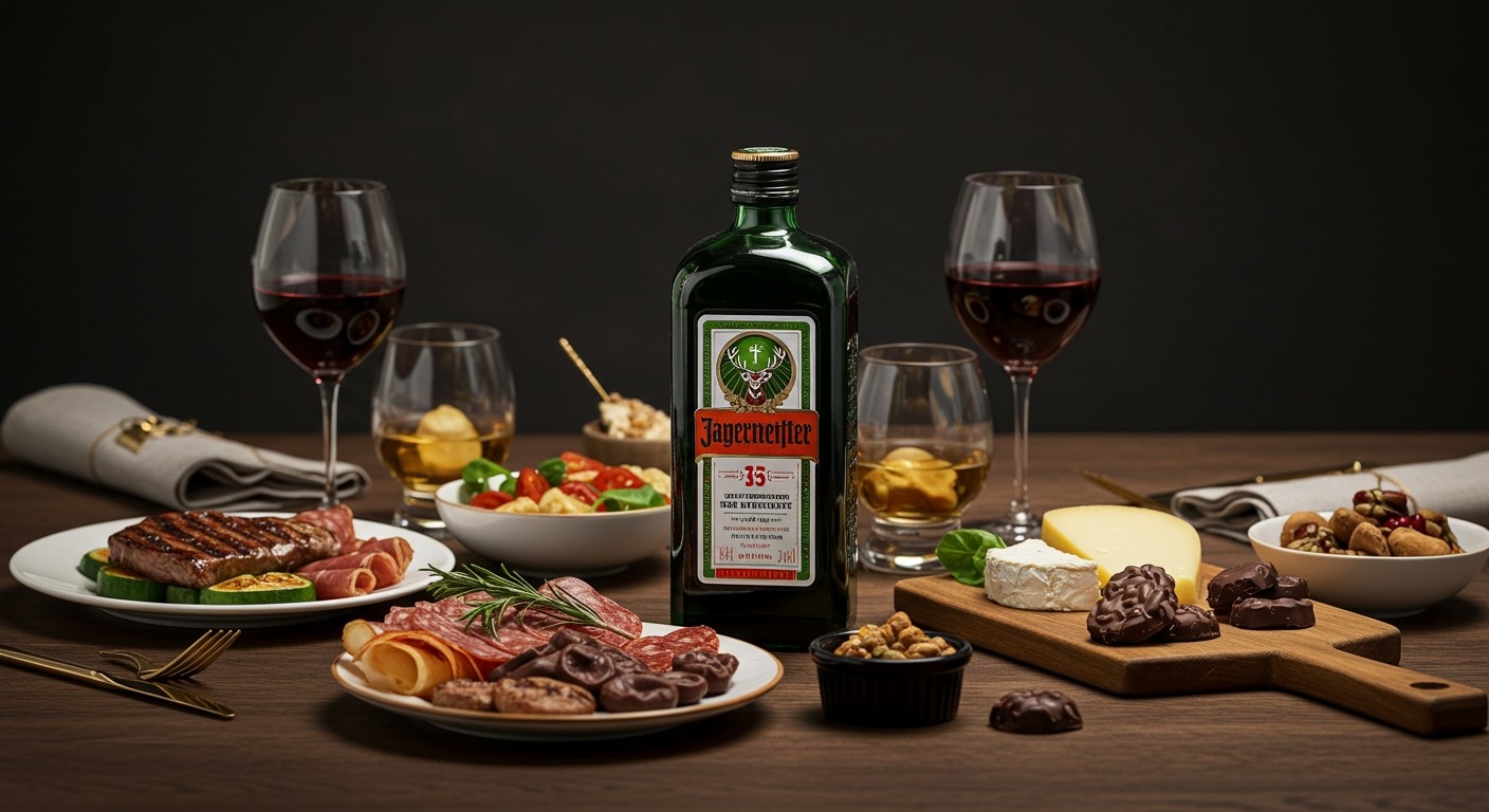 A Jägermeister kiválóan párosítható fűszeres ételekkel.