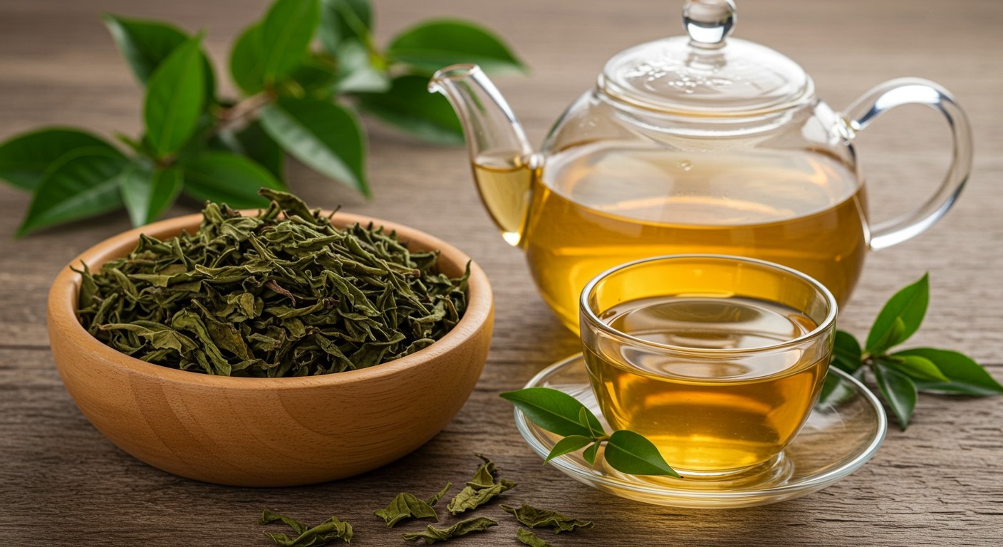 A jiaogulan tea ízét citromfű hozzáadásával fokozhatod.