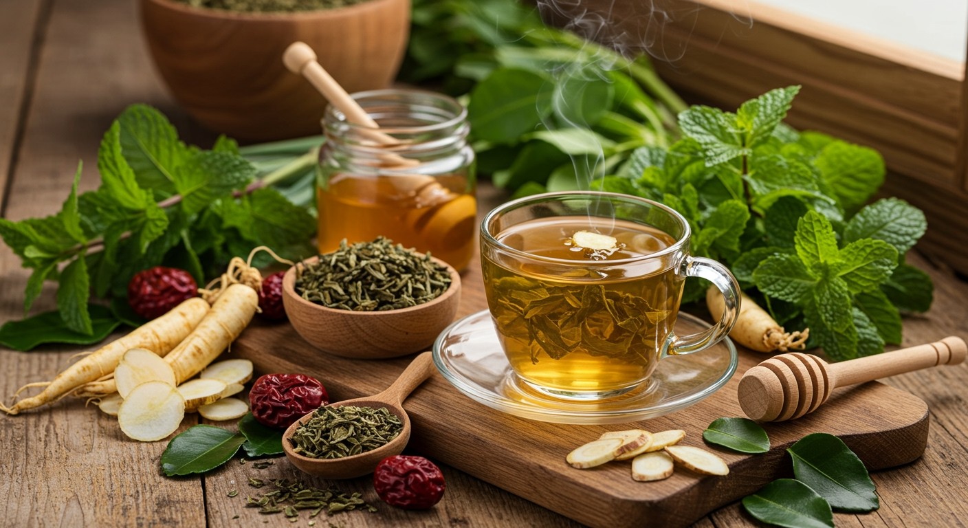 A Jiaogulan tea fokozza más gyógynövények jótékony hatását.