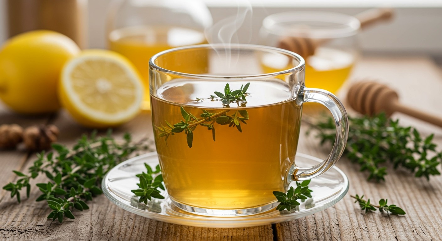 A kakukkfű tea hozzájárul az egészséges immunrendszerhez.