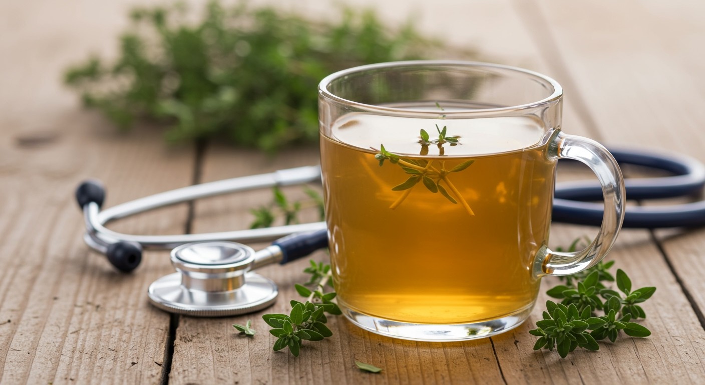 A kakukkfű tea segíthet a vérnyomás csökkentésében.