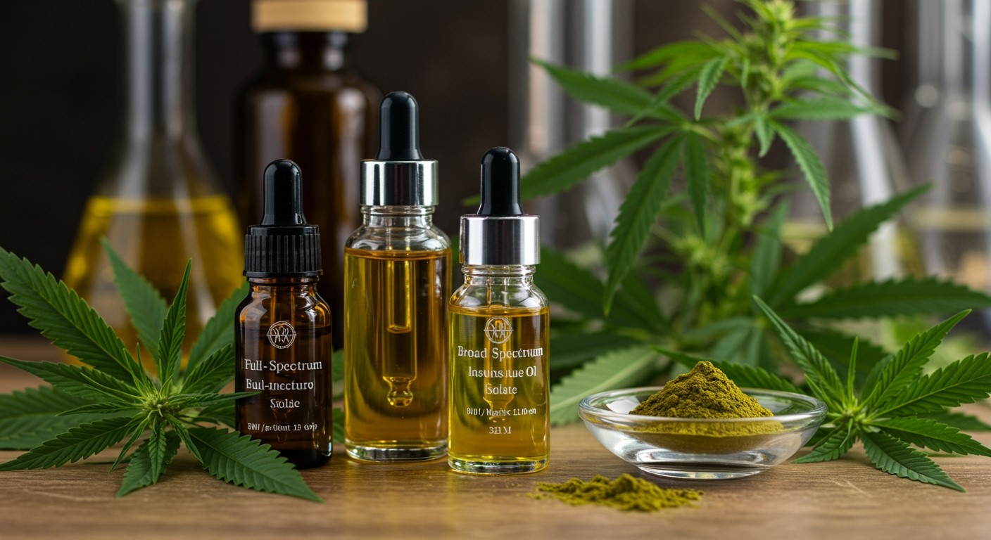 A kannabiszolaj típusai eltérő hatásprofilokat kínálnak.