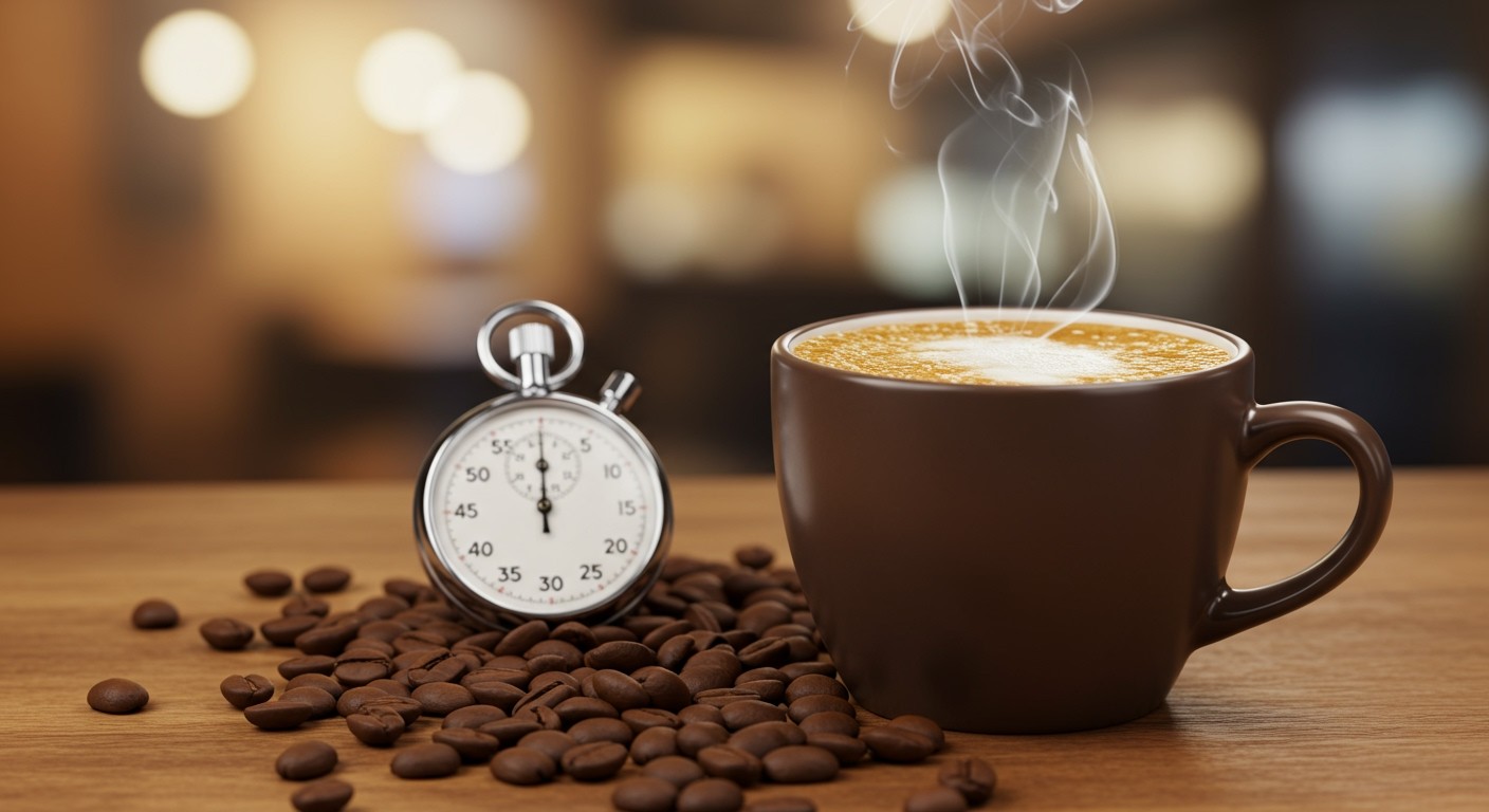 A koffein felezési ideje 3-7 óra között változik.