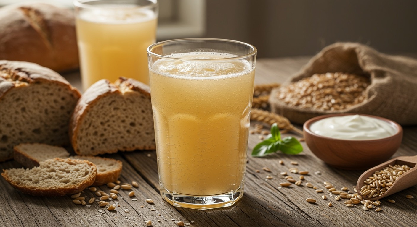 A kvász probiotikumai elősegítik a bélflóra egyensúlyát.