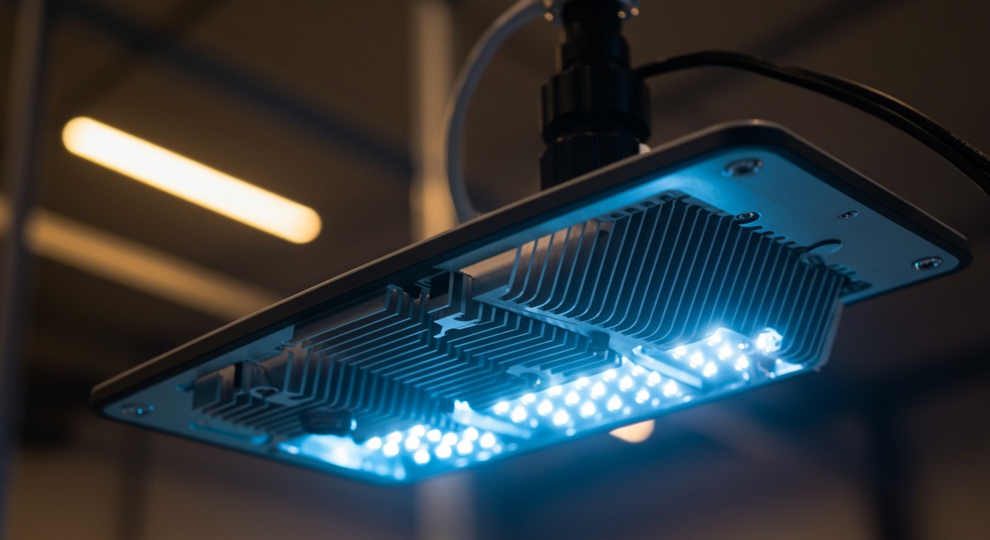 A hűtőbordák elengedhetetlenek a LED-ek élettartamához.