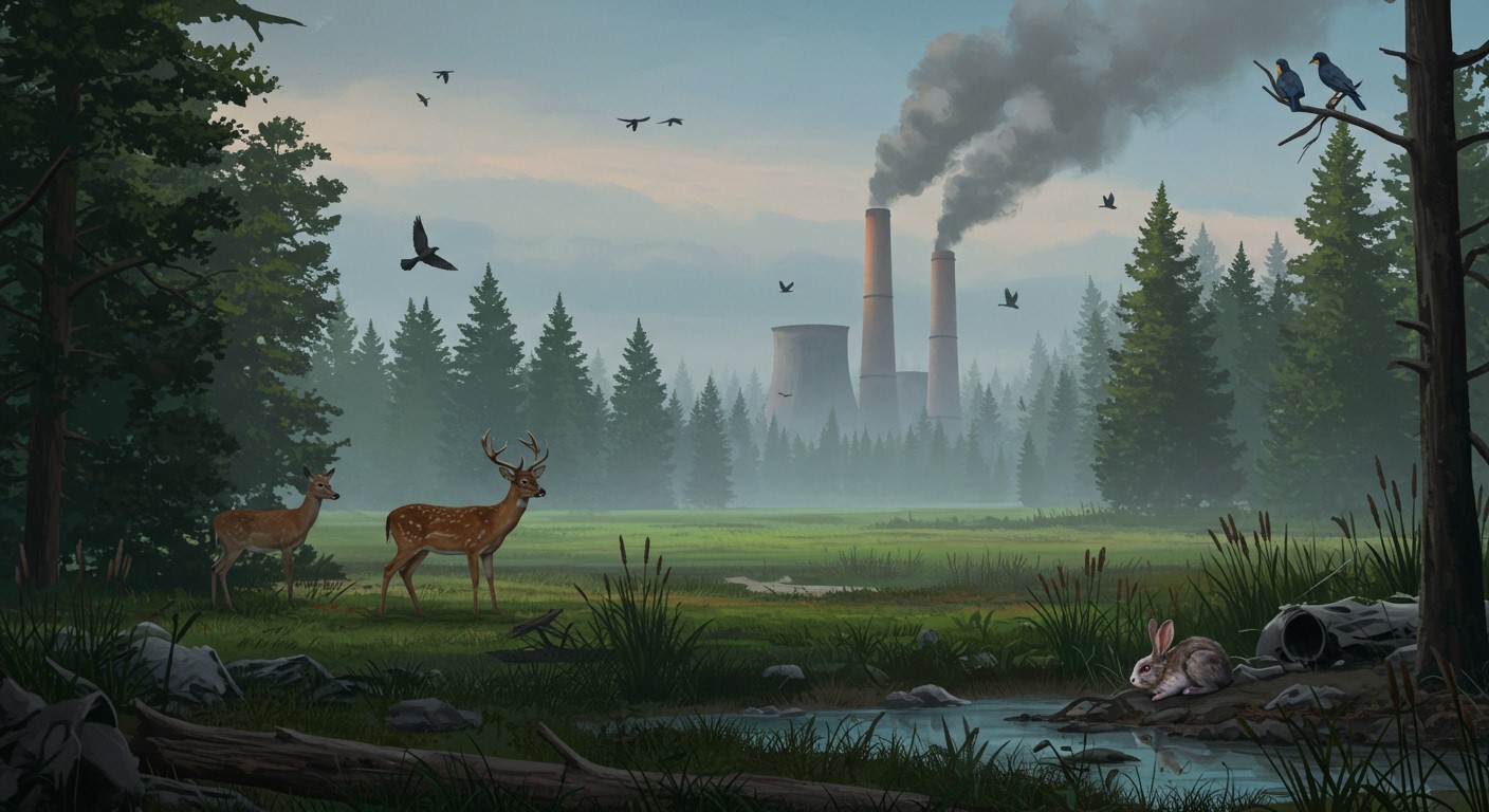 A légszennyezés csökkenti a biodiverzitást és élőhelyeket pusztít.