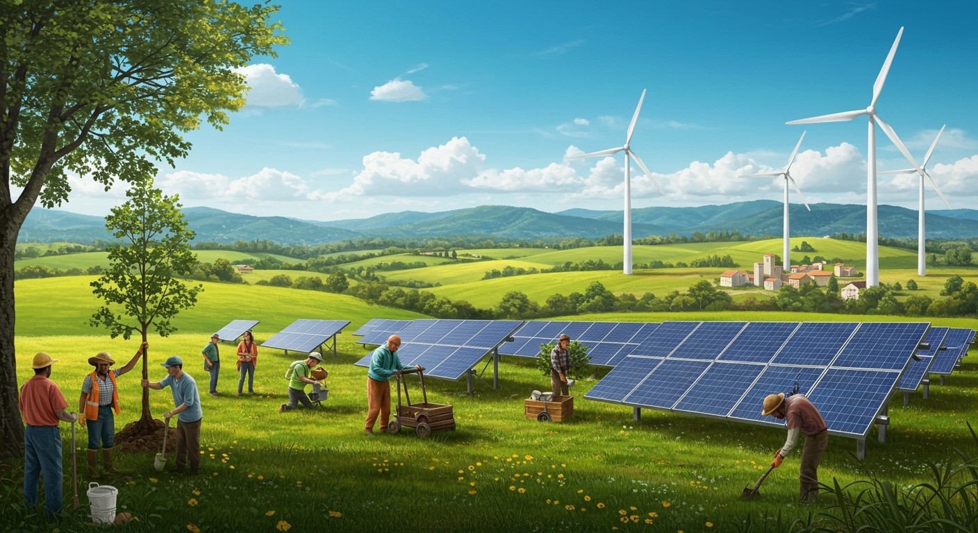 A megújuló energia csökkenti a szén-dioxid kibocsátást.