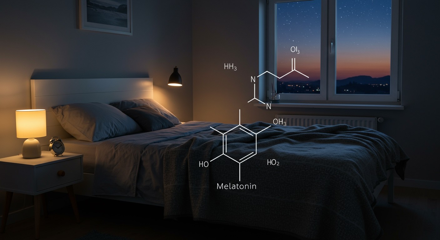 A melatonin segít szabályozni a biológiai óránkat.