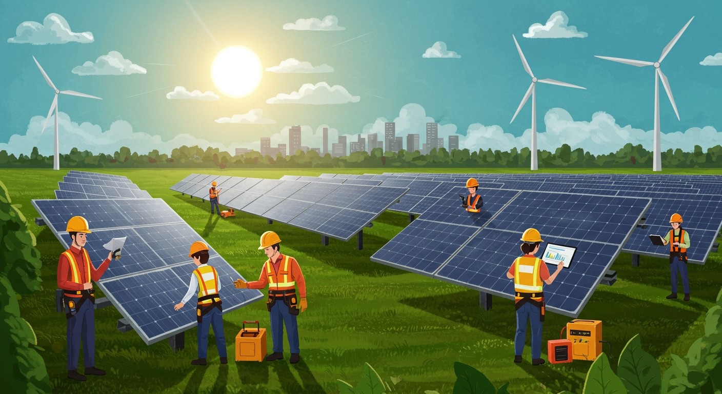 A napenergia terjedése új lehetőségeket teremt a munkában.