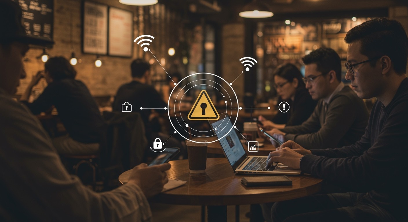 A nyilvános Wi-Fi-n ne küldj bizalmas adatokat.