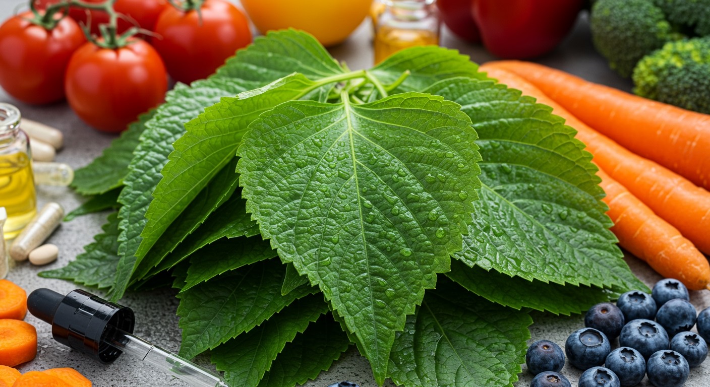 A perilla gazdag omega-3 zsírsavakban és antioxidánsokban.