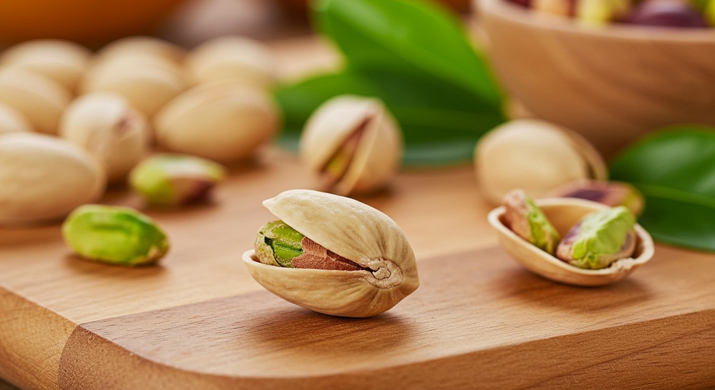 A pisztácia gazdag E-vitaminban és antioxidánsokban.