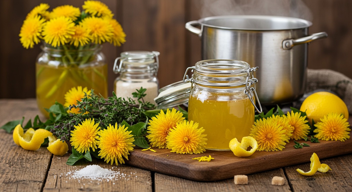 A pitypangszörp forrása gazdag vitaminokban és ásványi anyagokban.