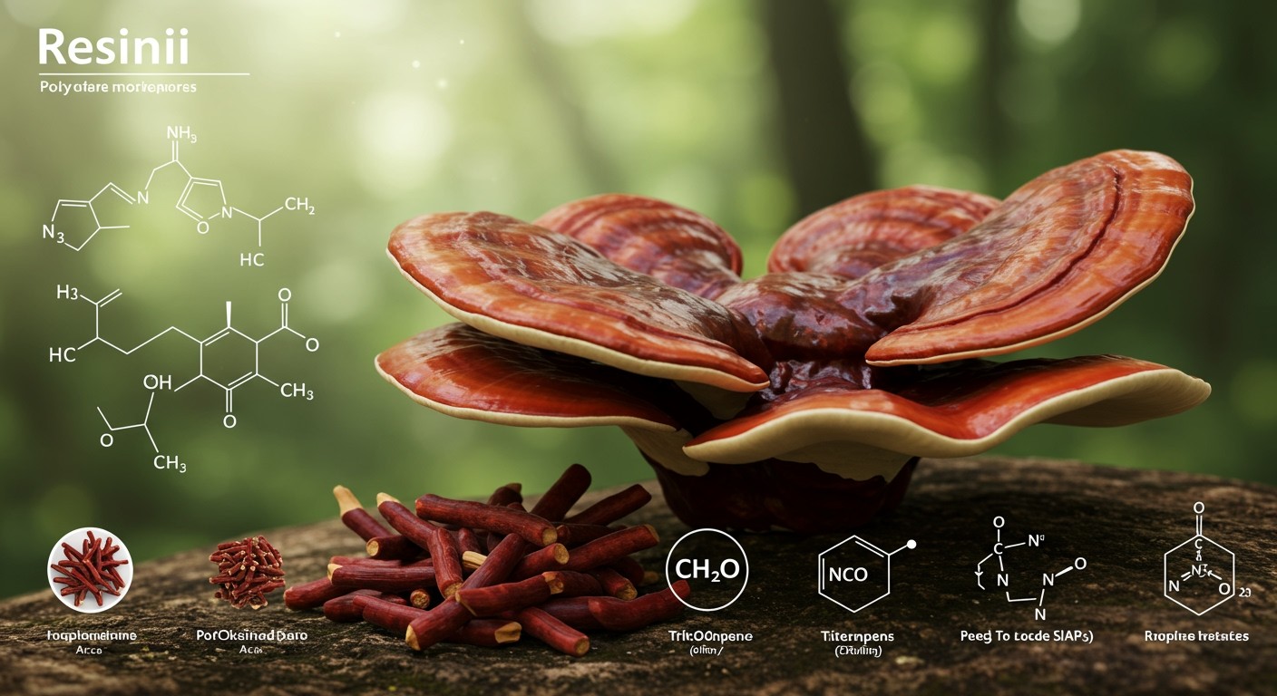 A reishi gomba poliszacharidai erősítik az immunrendszert.