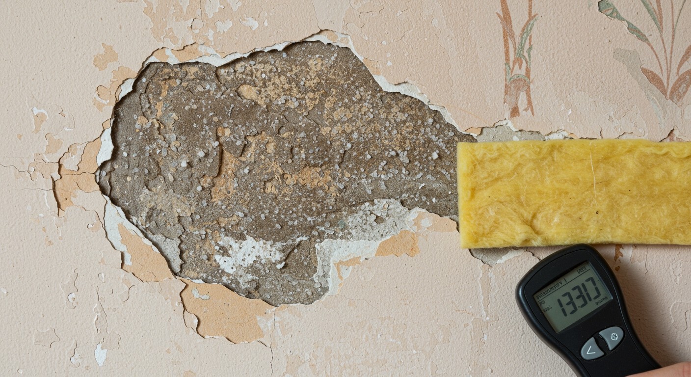 A salétrom megjelenését a rossz szigetelés is okozza.