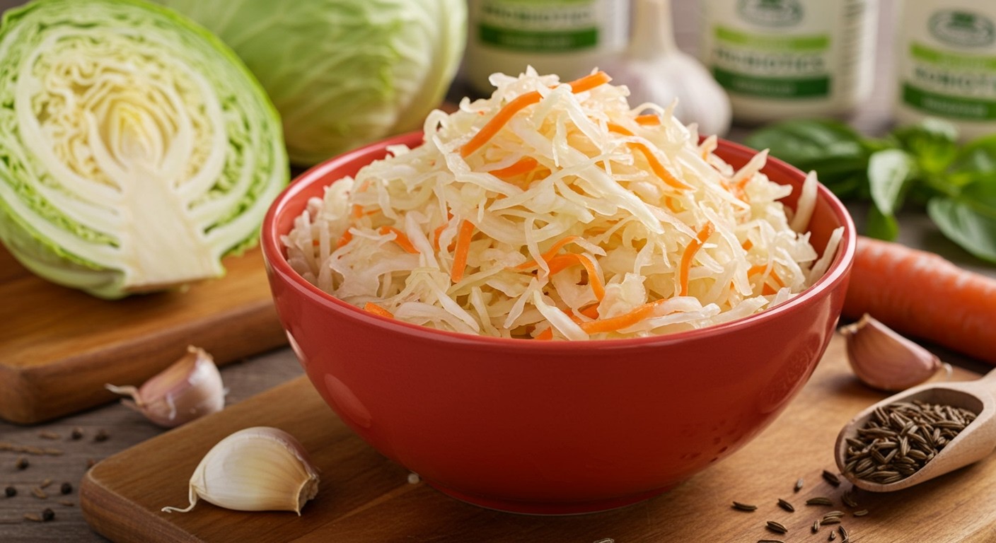 A savanyú káposzta gazdag C-vitaminban és probiotikumokban!