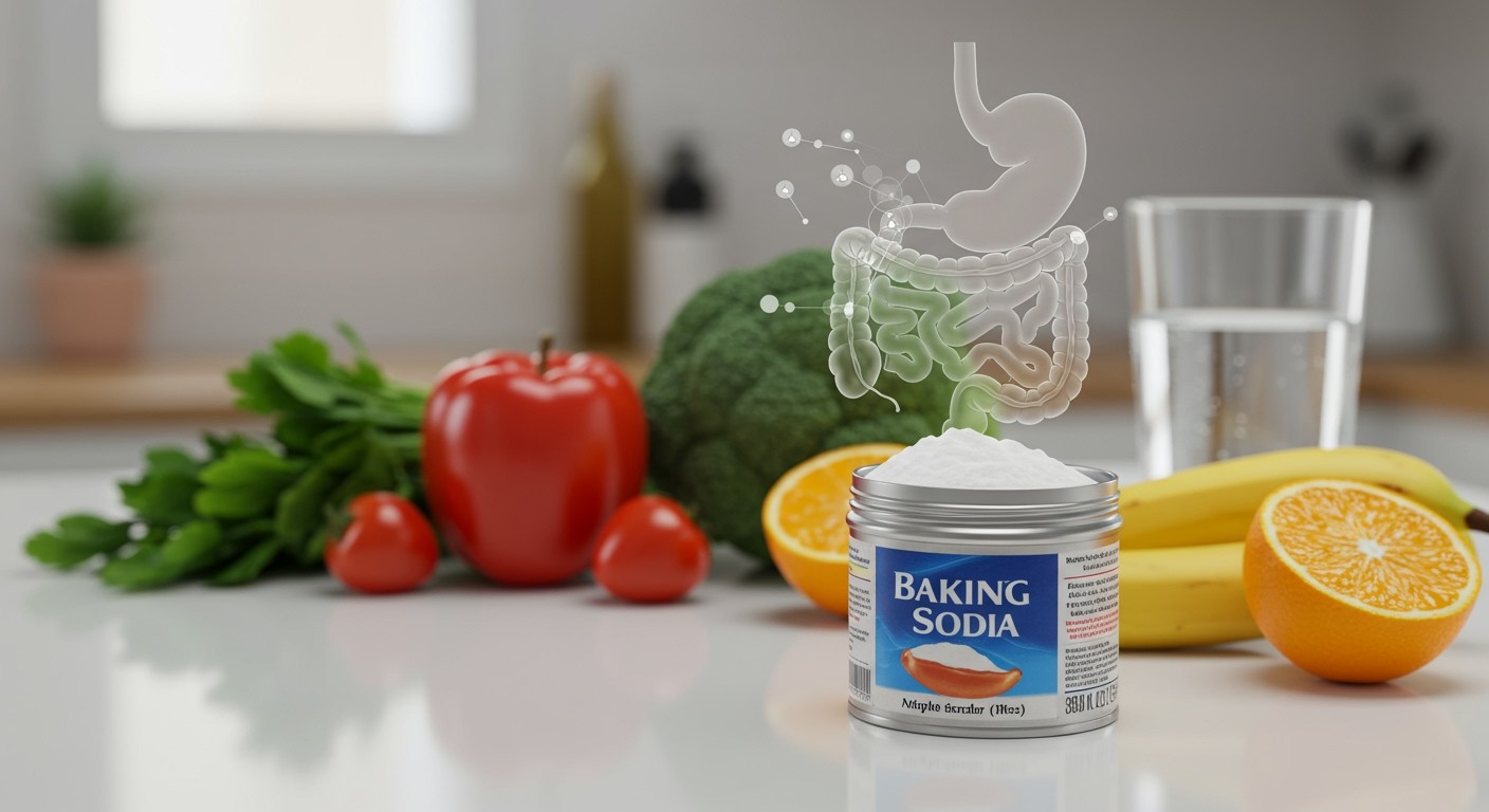 A szódabikarbóna segíthet a bél pH-jának optimalizálásában.