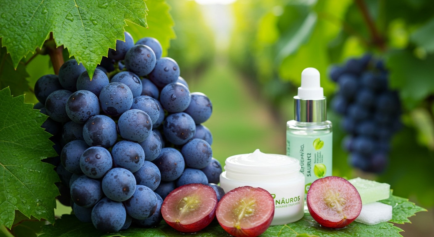 A szőlő antioxidánsai segítik a bőr regenerálódását.