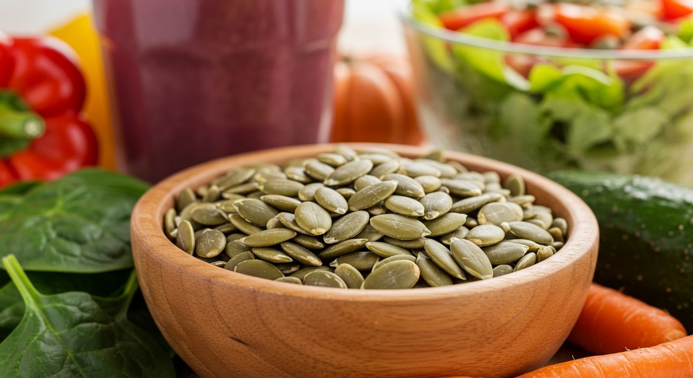 A tökmag remek proteinforrás és antioxidánsban gazdag.