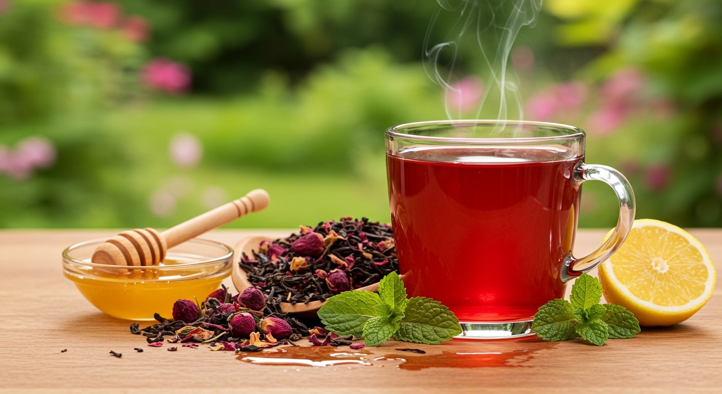 A vörös tea segíthet csökkenteni a gyulladásokat.