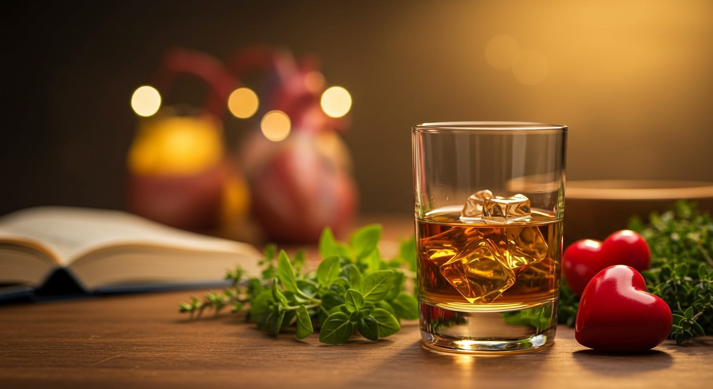 A mérsékelt whiskyfogyasztás javíthatja a szív egészségét.