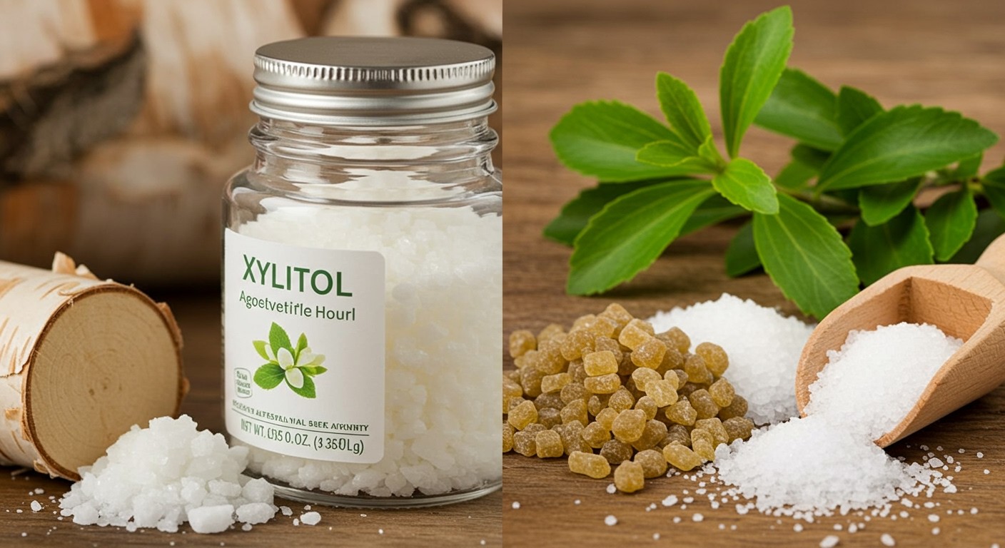 A xilit cukoralkohol, de más édesítők is egészségesek.