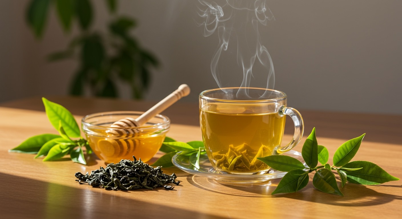A zöld tea antioxidánsai hozzájárulnak a hosszú élethez.