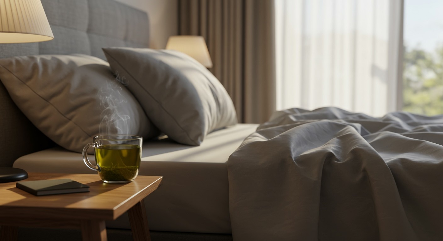 A zöld tea elősegíti a nyugodtabb alvást és relaxációt.