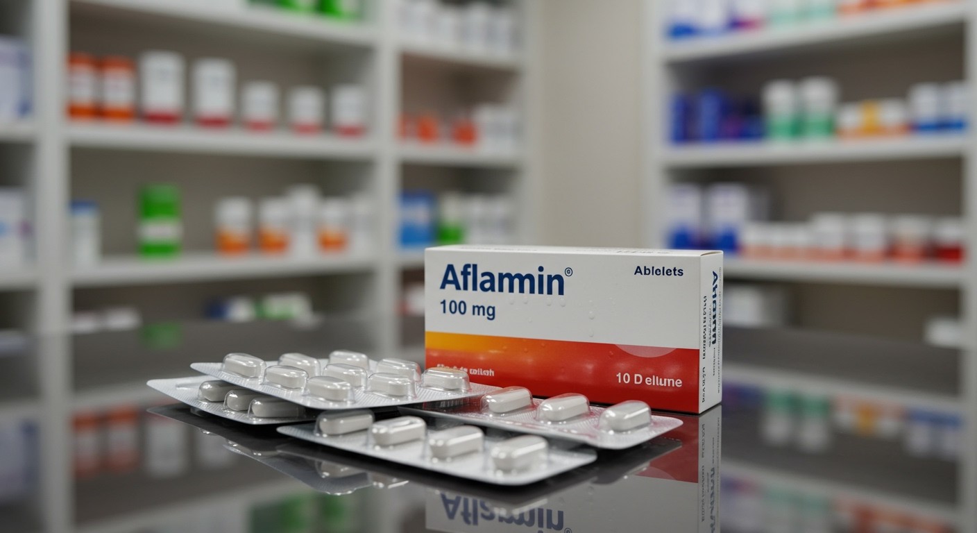 Az Aflamin 100 mg hatékony fájdalomcsillapító és gyulladáscsökkentő.
