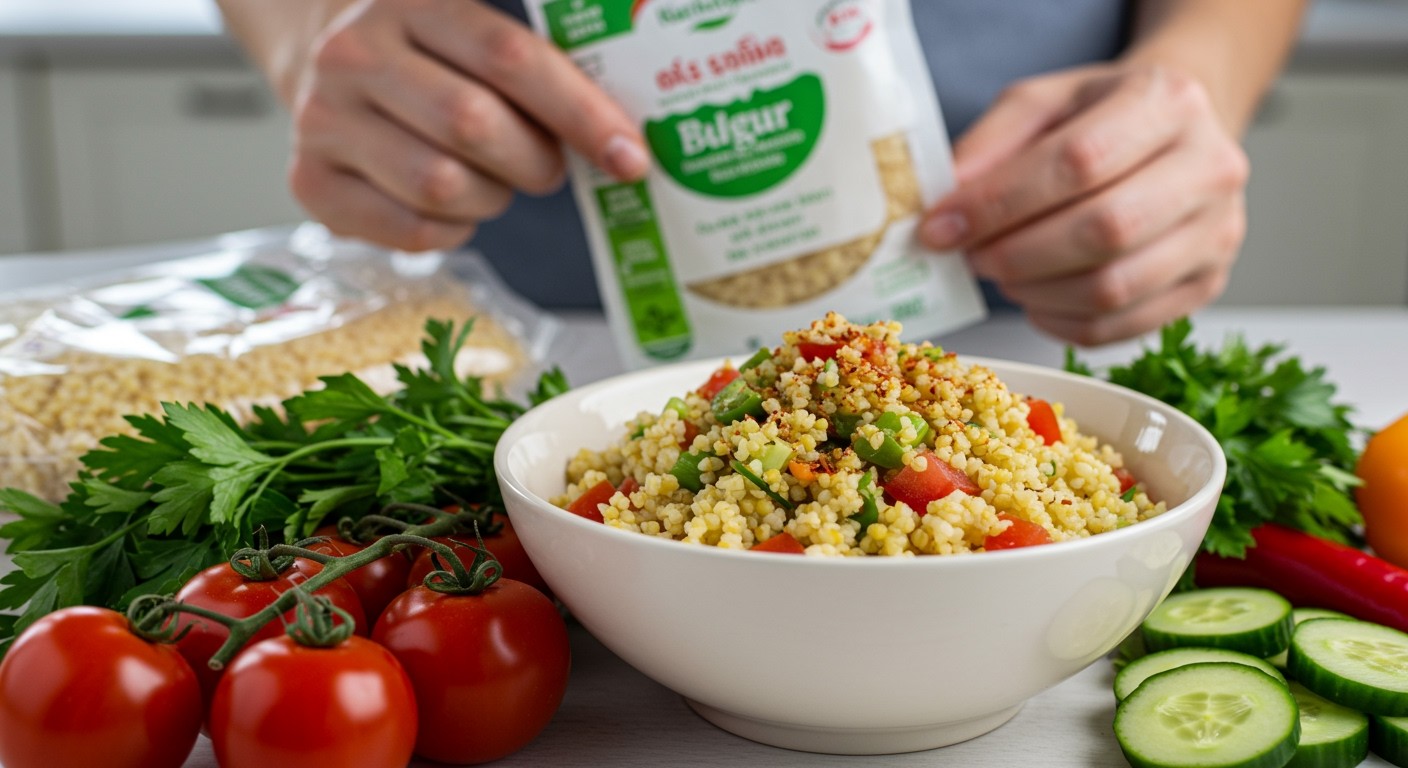 A bulgur glutént tartalmaz, érzékenyek kerüljék!
