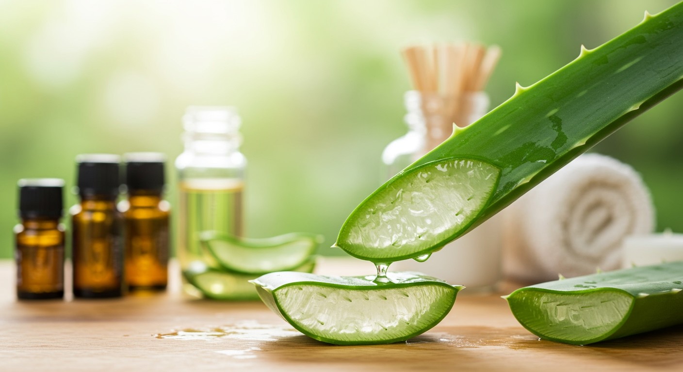 Az Aloe Vera csökkenti a gyulladást és hegeket.