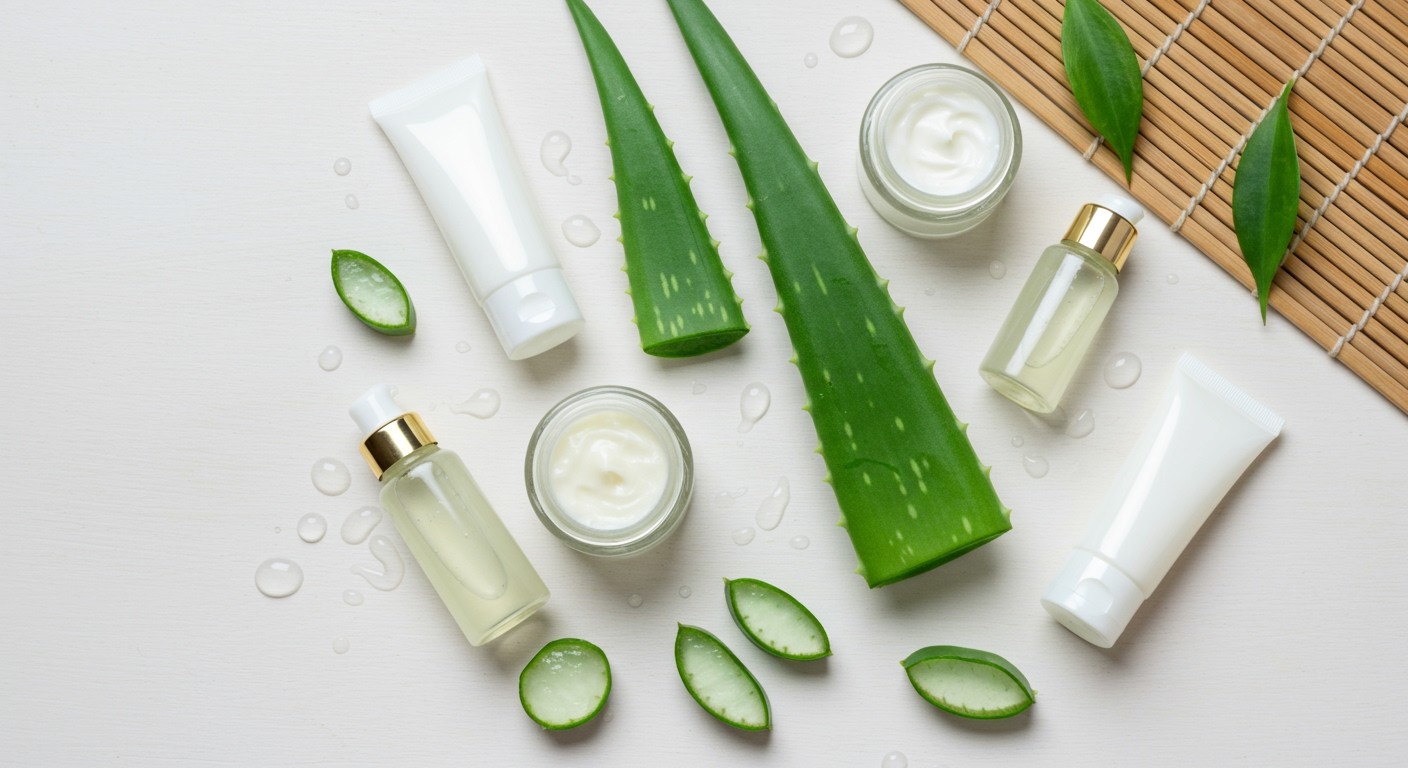 Az Aloe Vera hidratál, nyugtat és regenerálja a bőrt.